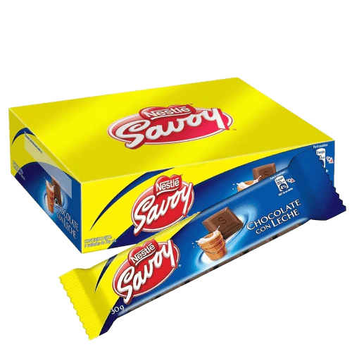 Caja de Chocolates de Leche | 12 Unidades | Savoy