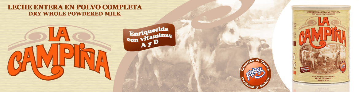 LECHE LA CAMPIÑA 1 KILO DE LATA